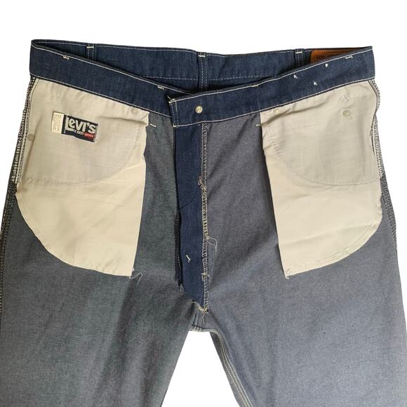 Vintage 1980 Levi 549’s-White Label-Levi's For Men-Size 38-Blue Jeans Denim - Picture 13 of 16